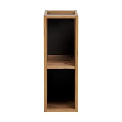 Meuble de rangement additionnel sous vasque KINOKO 2 portes Chene clair L20 x P57 x H46 cm Meuble suspendu