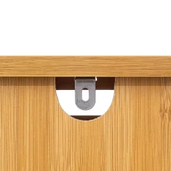 Meuble de rangement Colonne en Bambou 1 Porte H 168 cm