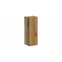Meuble de rangement de salle de bain VANO 1 porte Coloris chene L20 x P57 x H18 cm Meuble suspendu