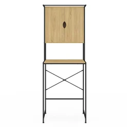 Meuble de rangement dessus machine à laver avec placard DETROIT design industriel