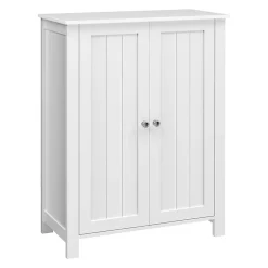 Meuble de rangement salle de bain avec 2 portes - L60 cm