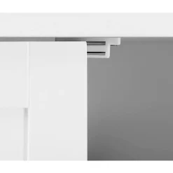 Meuble de rangement salle de bain avec 2 portes - L60 cm