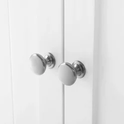 Meuble de rangement salle de bain avec 2 portes - L60 cm