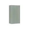 Meuble de rangement salle de bain ELVINA 1 porte H57 cm Vert sauge pastel Meuble suspendu
