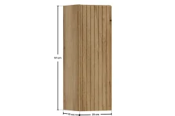 Meuble de rangement suspendu 20 x 57 cm NOVA chêne Coast Evoke
