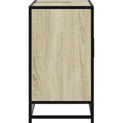 Meuble de salle de bain avec lavabo Chêne Sonoma 80 x 33 x 60 cm Bois d'ingénierie vidaXL