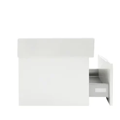 Meuble de salle de bain avec lavabo SAT Evolution 78x30x44,8 cm blanc mat (SATEVO80WMU2)