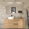 Meuble de salle de bain avec vasque à poser ronde KING - 100cm