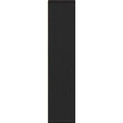 Meuble de salle de bain avec porte-rouleau noir 20,5x20x90 cm vidaXL