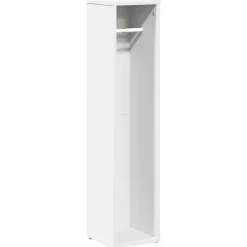 Meuble de salle de bain avec porte-rouleau blanc 20,5x20x90 cm vidaXL