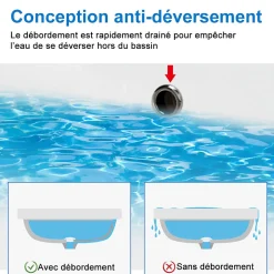Meuble de salle de bain avec lavabo, 100 cm, 2 tiroirs avec fermeture amortie, meuble suspendu anthracite