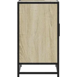 Meuble de salle de bain avec lavabo Chêne Sonoma 65 x 33 x 60 cm Bois d'ingénierie vidaXL