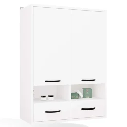 Meuble de salle de bain, blanc, 66 x 67 x 30 cm