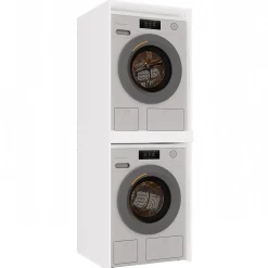 Meuble de salle de bain, blanc, 64 x 180 x 64 cm