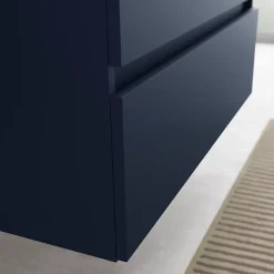 Meuble de salle de bain BEQUIA 60cm Bleu mat Vasque Porcelaine