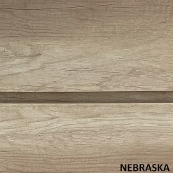 Meuble de salle de bain 60cm simple vasque - 3 tiroirs - nebraska (bois clair) - MAYOR