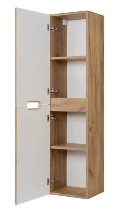 Meuble de salle de bain, chêne Craft, 35 x 136 x 27 cm