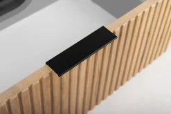 Meuble de salle de bain, Chêne Craft, poignée noire, 41,5 x 60 x 51,7 cm