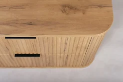 Meuble de salle de bain, Chêne Craft, poignée noire, 41,5 x 60 x 51,7 cm