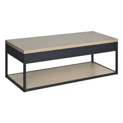 Meuble de salle de bain en métal et bois avec plan 120cm WILL