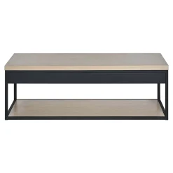Meuble de salle de bain en métal et bois avec plan 120cm WILL