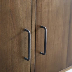 Meuble de salle de bain en mindi massif 135 cm
