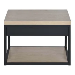 Meuble de salle de bain en métal et bois avec plan 60 cm WILL