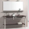 Meuble de salle de bain marron Aïda - Marron