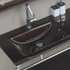 Meuble de salle de bain marron Aïda - Marron