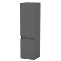 Meuble de salle de bain mural, 30x30x110 cm, colonne anthracite, AICA SANITAIRE