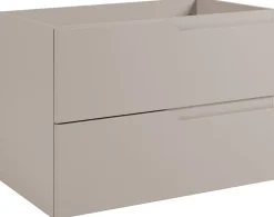 Meuble de salle de bain suspendu sous vasque MODERN cachemire 80 cm