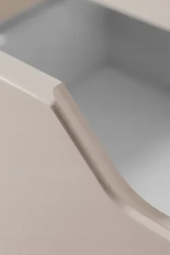Meuble de salle de bain suspendu sous vasque MODERN cachemire 80 cm