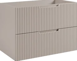 Meuble de salle de bain suspendu sous vasque VENA cachemire 80 cm