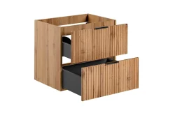 Meuble de salle de bain suspendu sous lavabo ADEL CHÊNE 60 cm