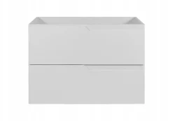 Meuble de salle de bain suspendu sous vasque MODERN blanc 80 cm