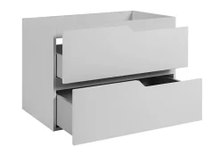Meuble de salle de bain suspendu sous vasque MODERN blanc 80 cm