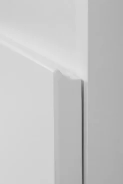 Meuble de salle de bain suspendu sous vasque MODERN blanc 80 cm