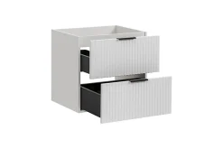 Meuble de salle de bain suspendu sous lavabo ADEL BLANC 60 cm