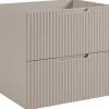 Meuble de salle de bain suspendu sous vasque VENA cachmire 60 cm