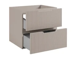 Meuble de salle de bain suspendu sous vasque VENA cachmire 60 cm