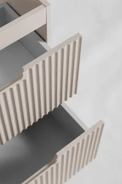 Meuble de salle de bain suspendu sous vasque VENA cachmire 60 cm