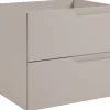 Meuble de salle de bain suspendu sous vasque MODERN cachmire 60 cm
