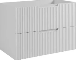Meuble de salle de bain suspendu sous vasque VENA blanc 80 cm
