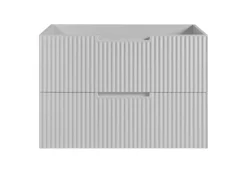 Meuble de salle de bain suspendu sous vasque VENA blanc 80 cm