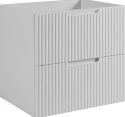 Meuble de salle de bain suspendu sous vasque VENA blanc 60 cm