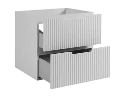 Meuble de salle de bain suspendu sous vasque VENA blanc 60 cm
