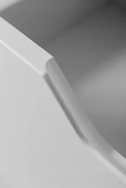 Meuble de salle de bain suspendu sous vasque MODERN blanc 60 cm