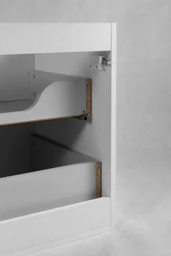 Meuble de salle de bain suspendu sous vasque MODERN blanc 60 cm