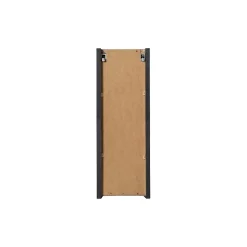 Meuble de salle de bain VANO 1 porte Noir mat L20 x P18 x H57 cm Meuble suspendu