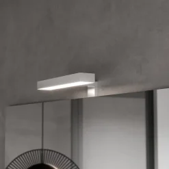 Meuble De Salle De Bains Suspendu 120Cm Avec Tiroirs Gris Frêne, Lavabo Asymétrique Et Miroir - New York
